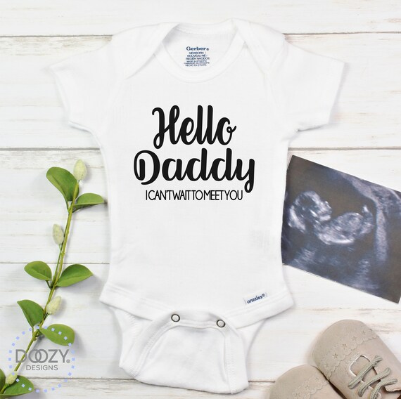 hello daddy onesie