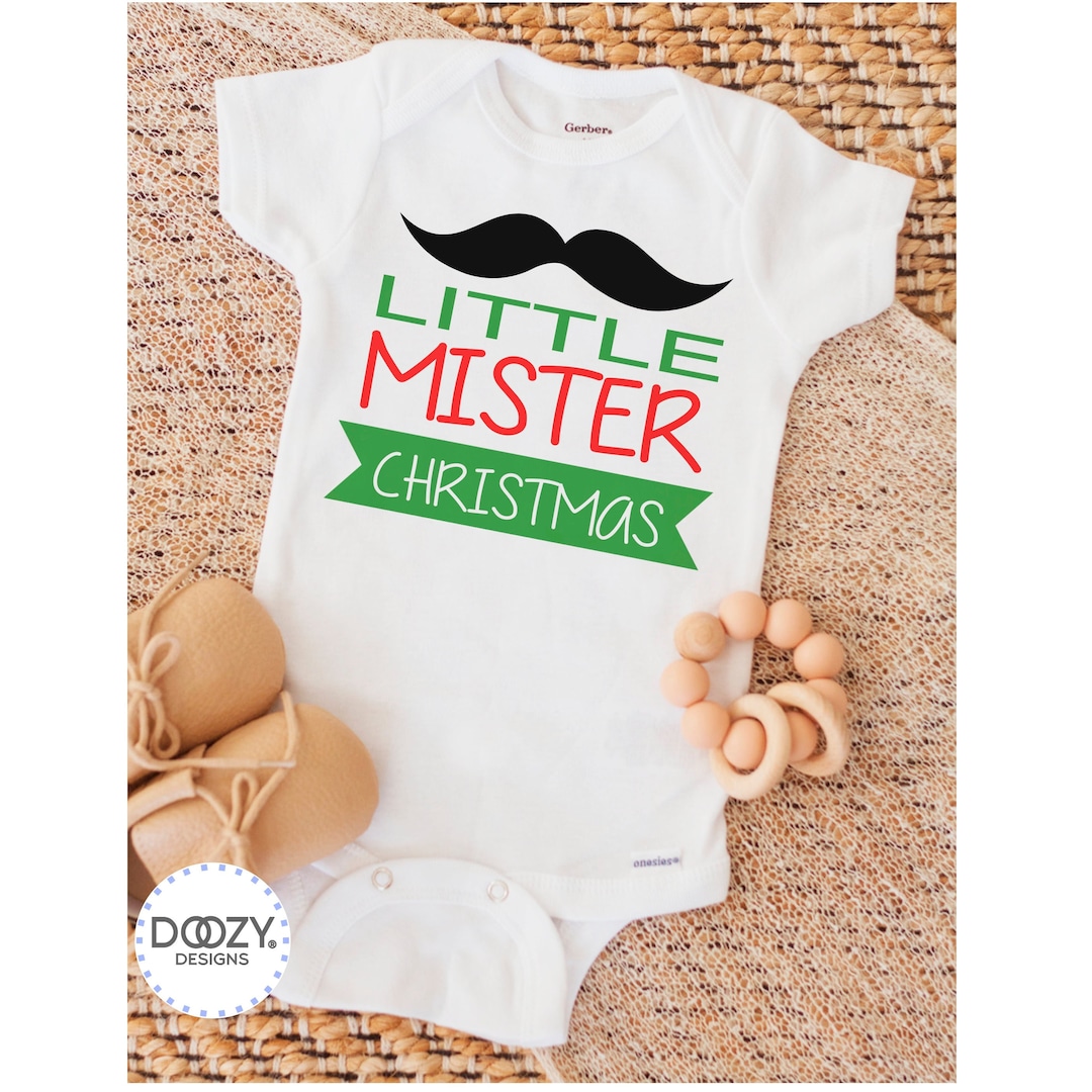 Baby Boy Christmas Onesies ®, Toddler Boy Christmas Shirts, Baby Boy