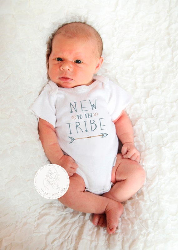 New to the Tribe Onesie Newborn Boy Girl Coming Home Outfit
