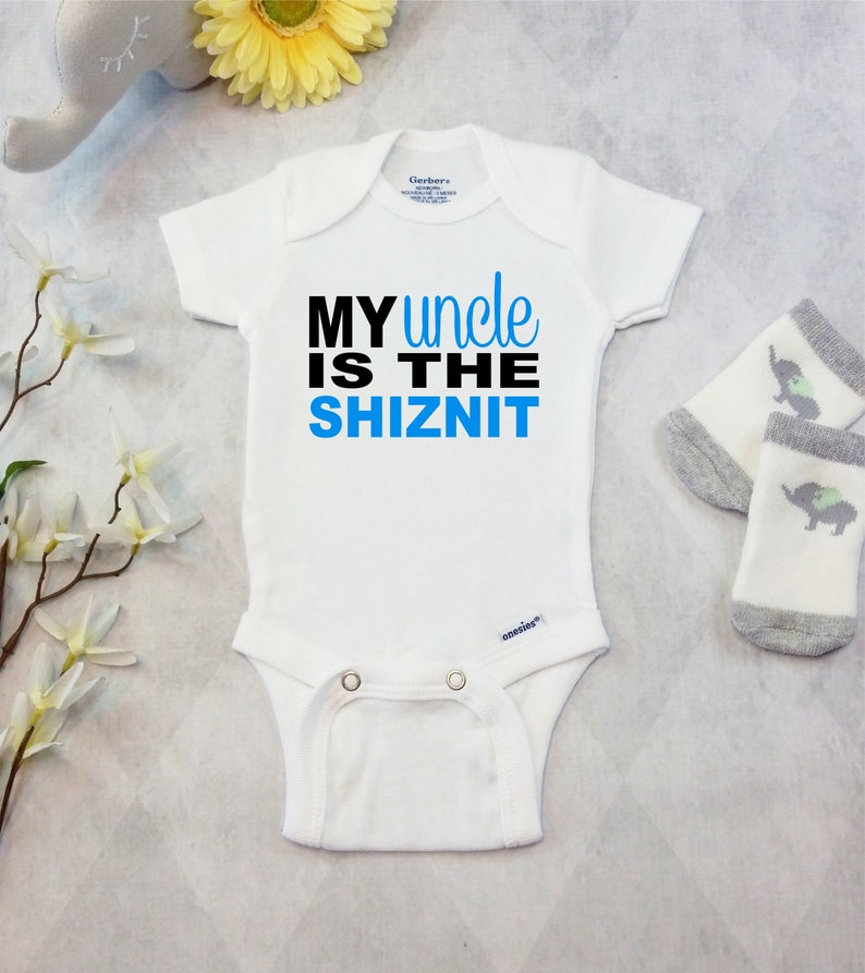 baby boy clothes with uncle sayings