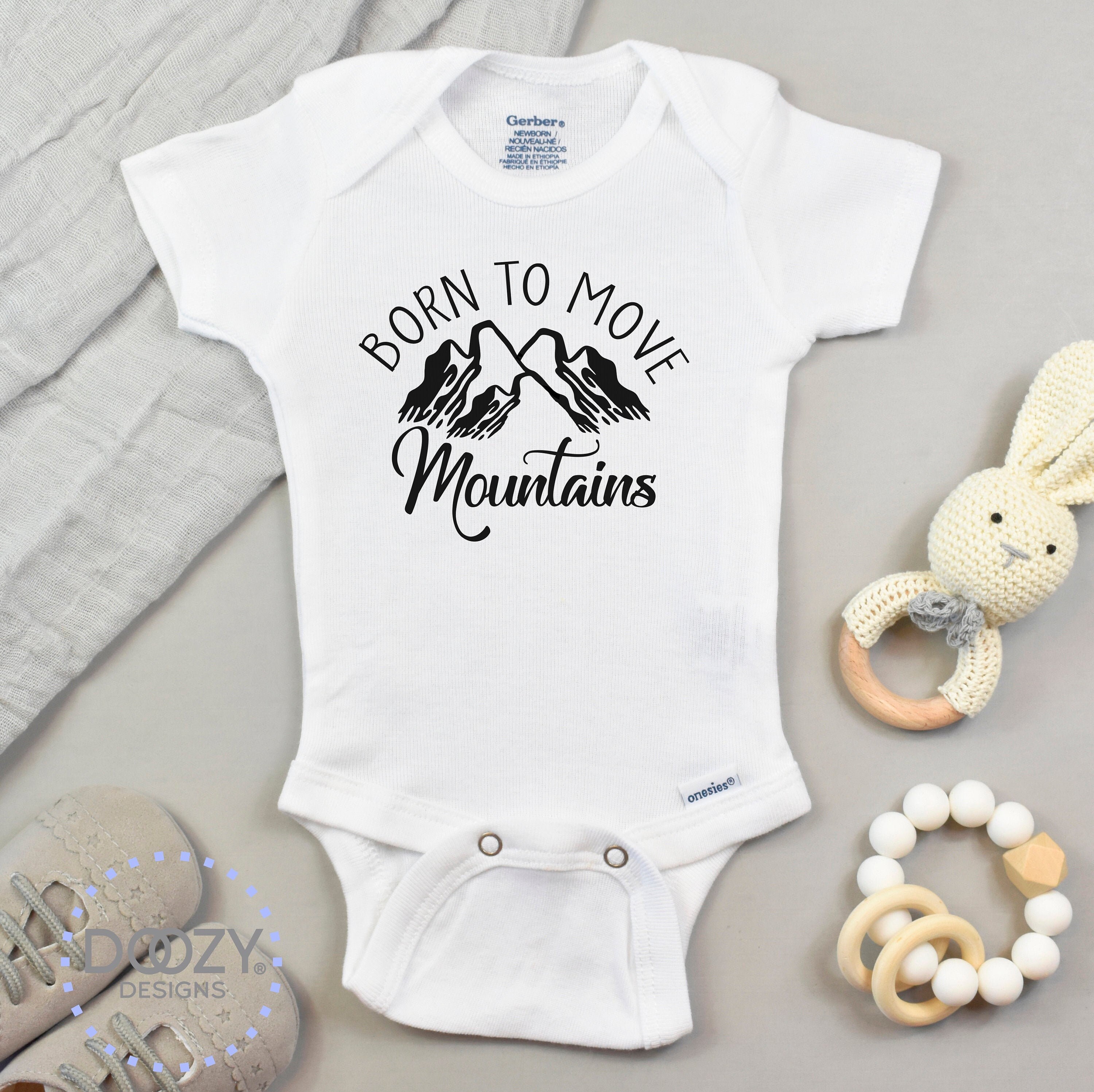 Newborn Coming Home Outfit Baby Mountain Onesie ® Gender Etsy