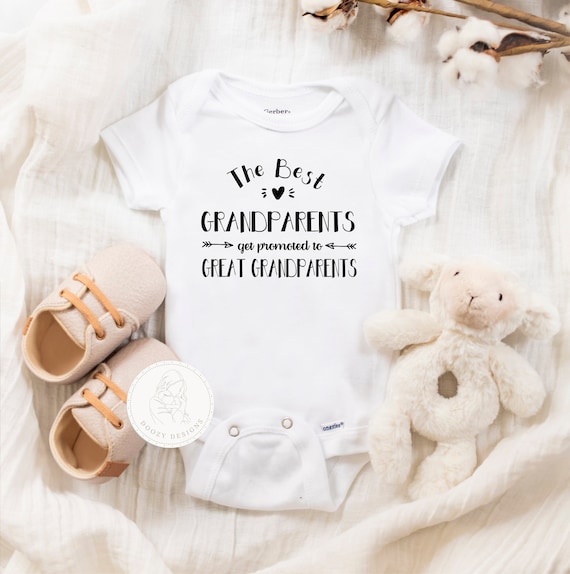 Pregnancy Reveal to Great Grandparents Onesie® Bodysuit New - Etsy