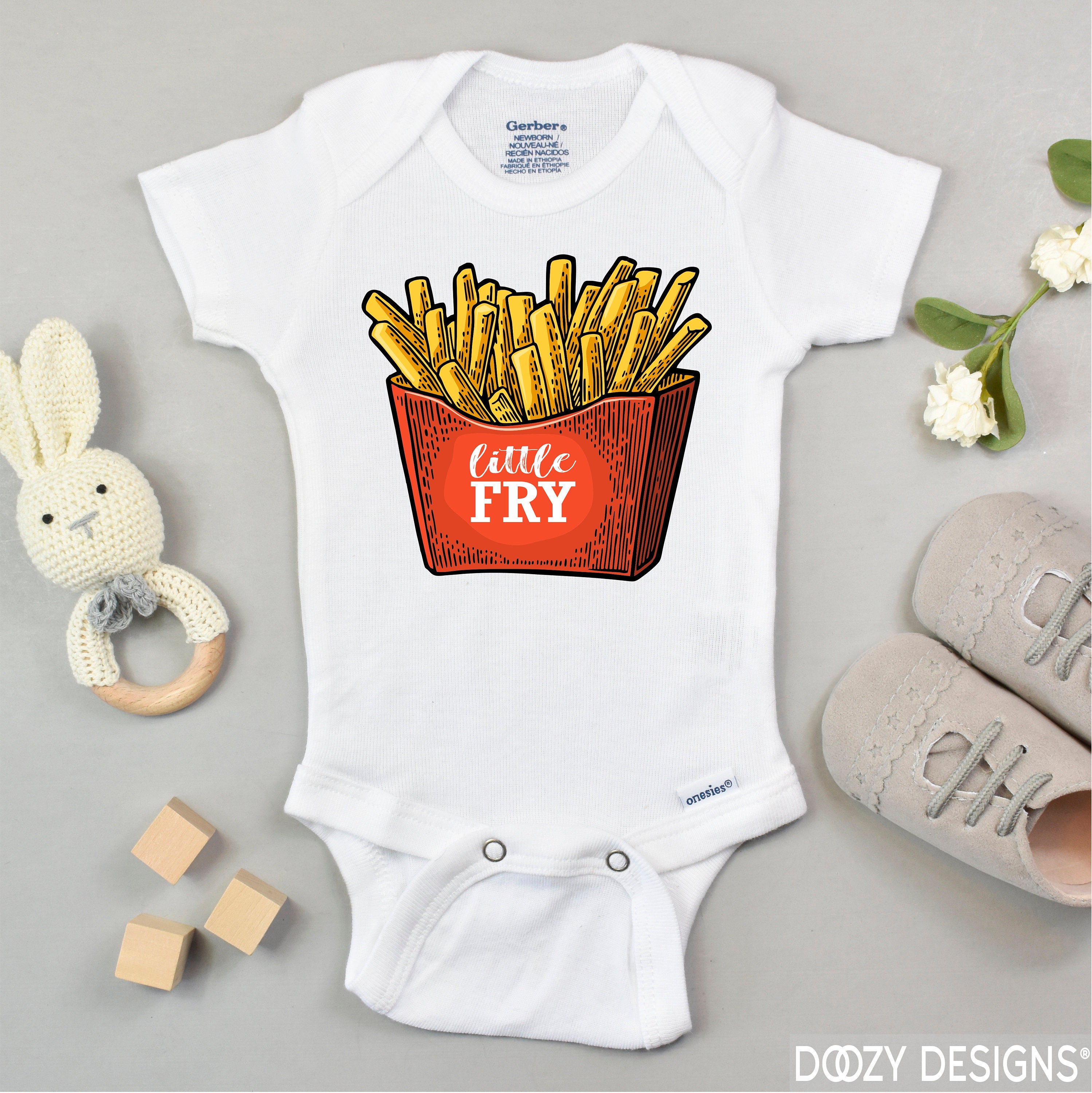 French Fry Onesie ® Hipster Baby Clothes Funny Baby Onesie Etsy
