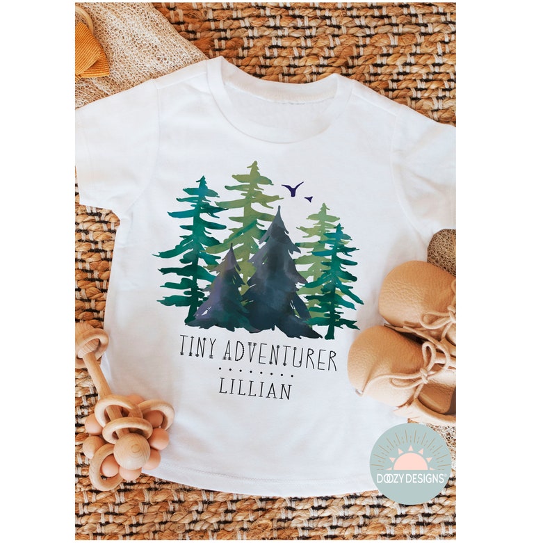 Tiny Adventurer Onesie ® Mountain Baby Clothes Camping Etsy