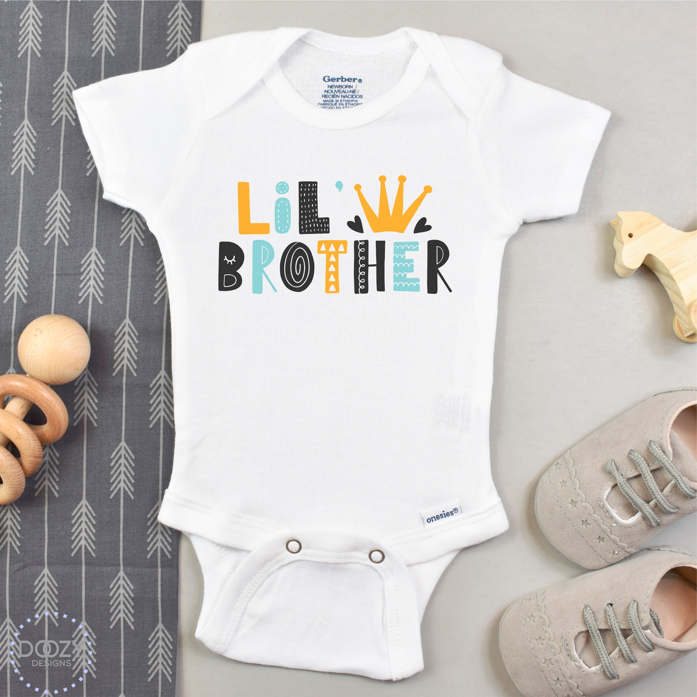 little brother baby outfit