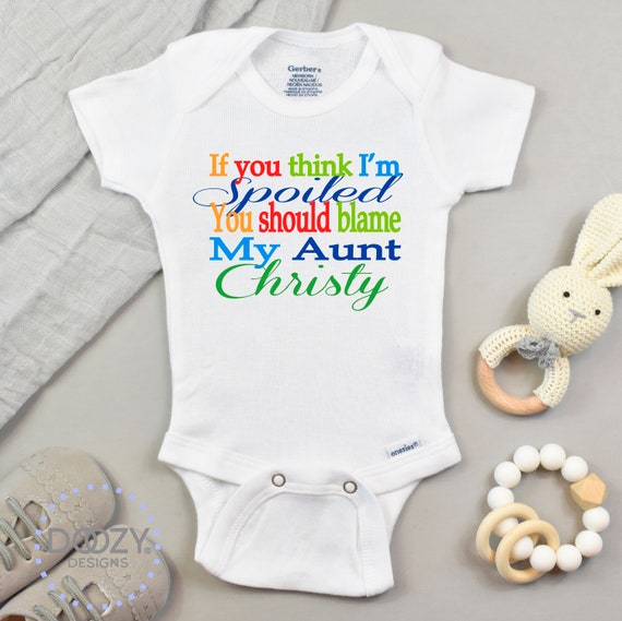 funny aunt shirts for babies
