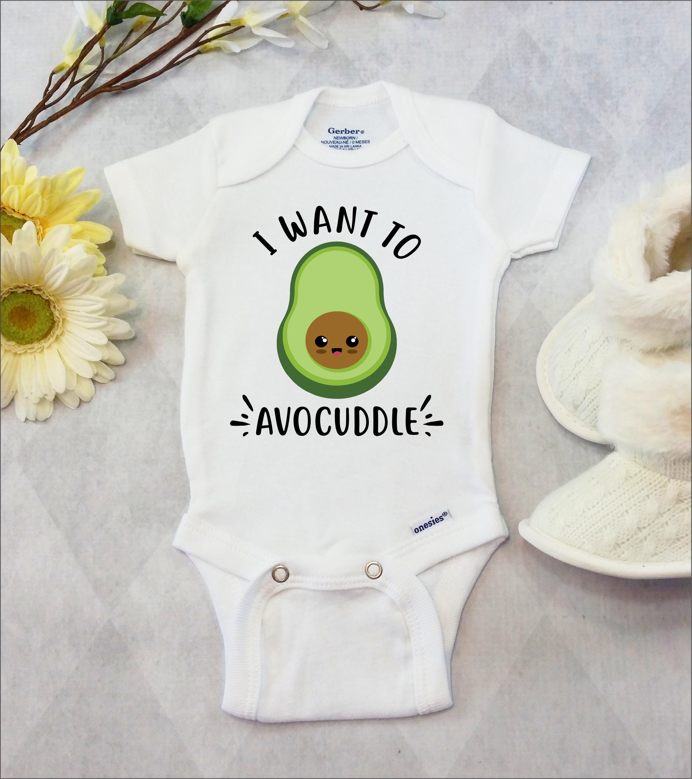 Avocado Baby Onesies® Brand or Carter's® Bodysuit Funny Etsy