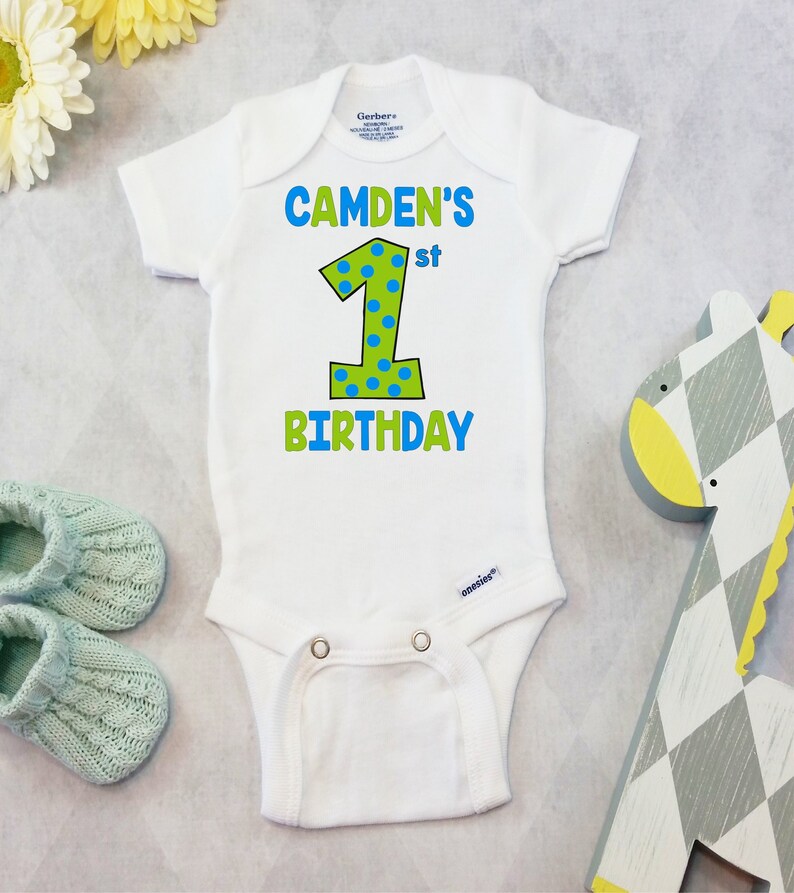 birthday boy onesie