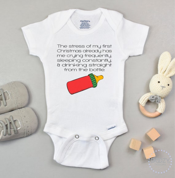 funny baby christmas onesies