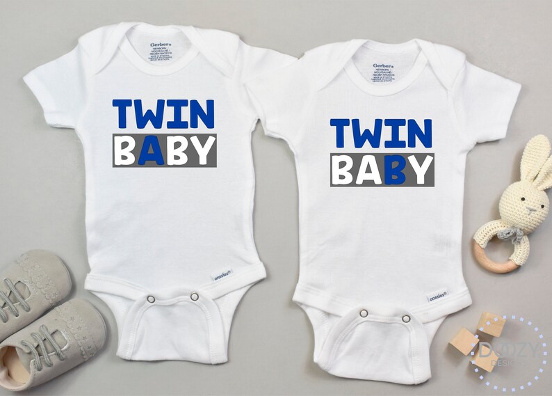 twin boy onesies