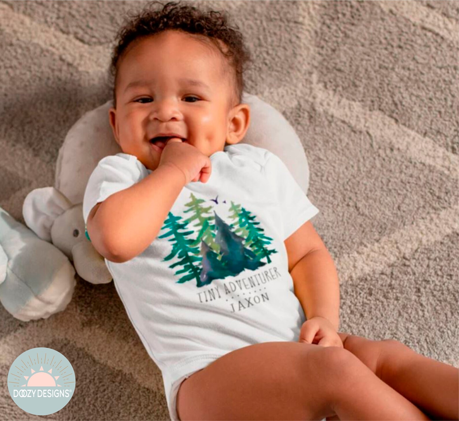 Tiny Adventurer Onesie ® Mountain Baby Clothes Camping Etsy