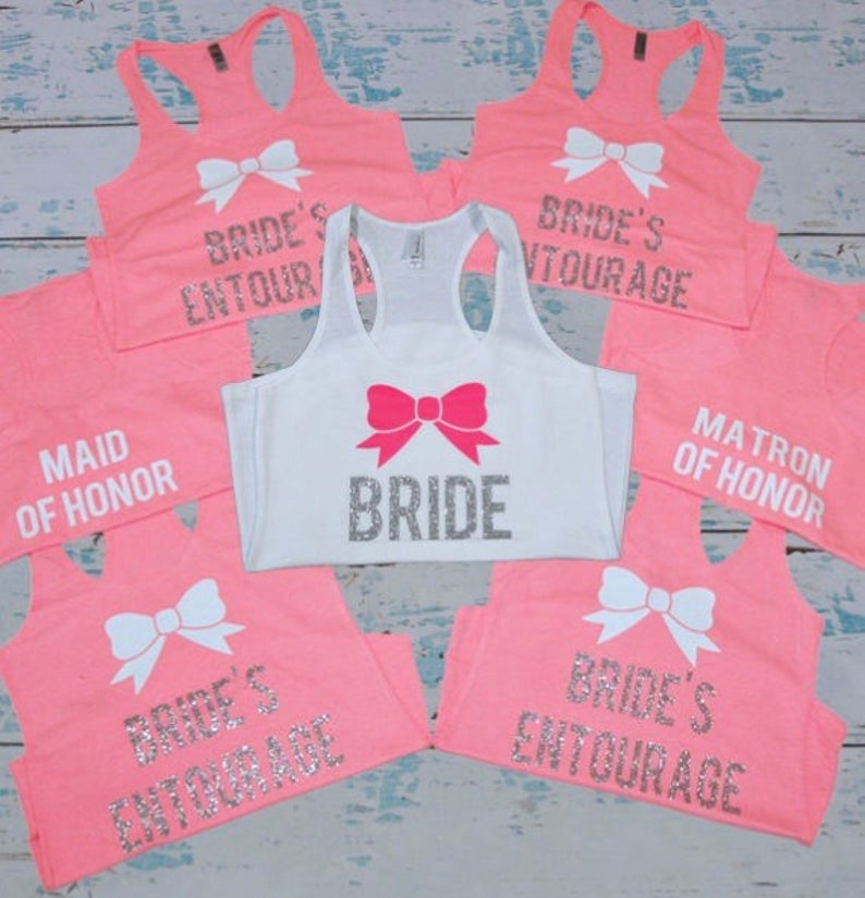bridal shower tank tops