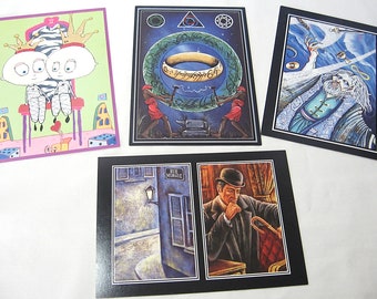 U.S. Games Tarot Postcards - Set of 4