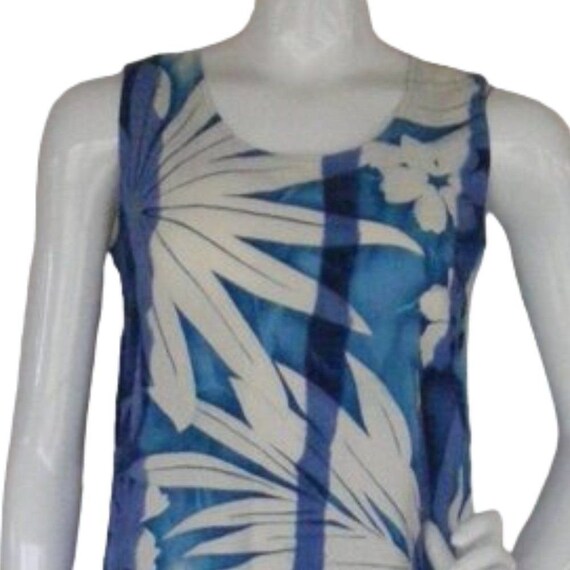 JAMS WORLD Dress, S, Veranda Print, Blue/White, S… - image 2