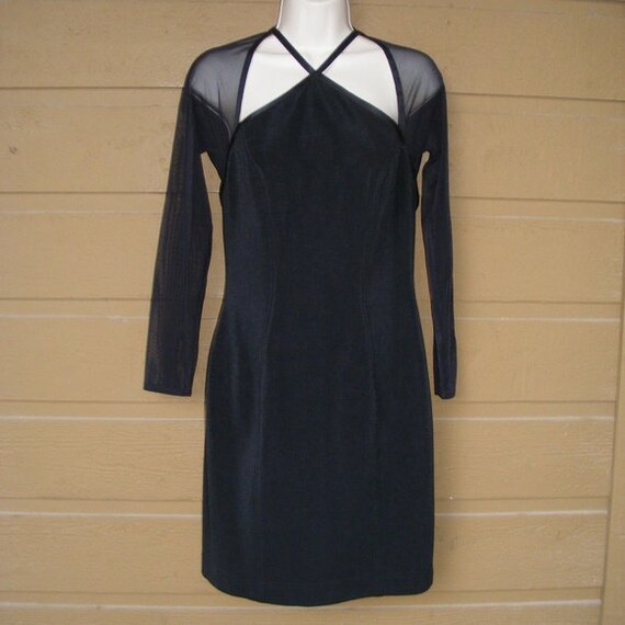 Vintage TADASHI Dress, M, Formal, Mesh, Classy, Ta