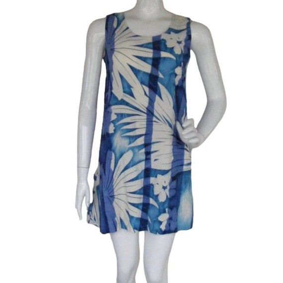 JAMS WORLD Dress, S, Veranda Print, Blue/White, S… - image 1