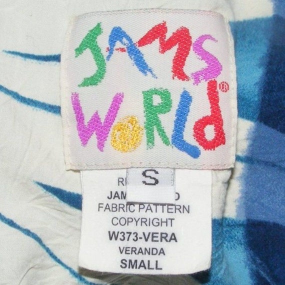 JAMS WORLD Dress, S, Veranda Print, Blue/White, S… - image 9