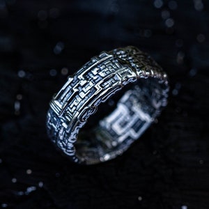 TRAVELER - Destiny Inspired Ring, Silver Sterling, Ghost