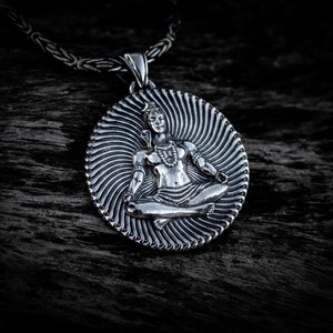 Buy Lord Shiva Pendant Silver Shiva Necklace Meditating Shiva Pendant ...