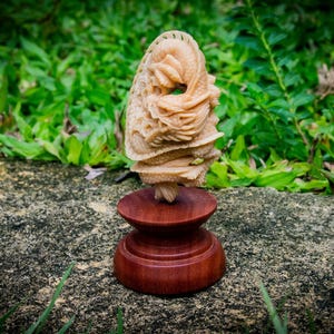 Dragon Figurine, Custom Figurine, Vegetable Ivory, Tagua Nut Carving image 6