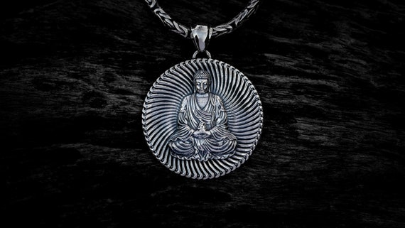 Silver buddha chain deals