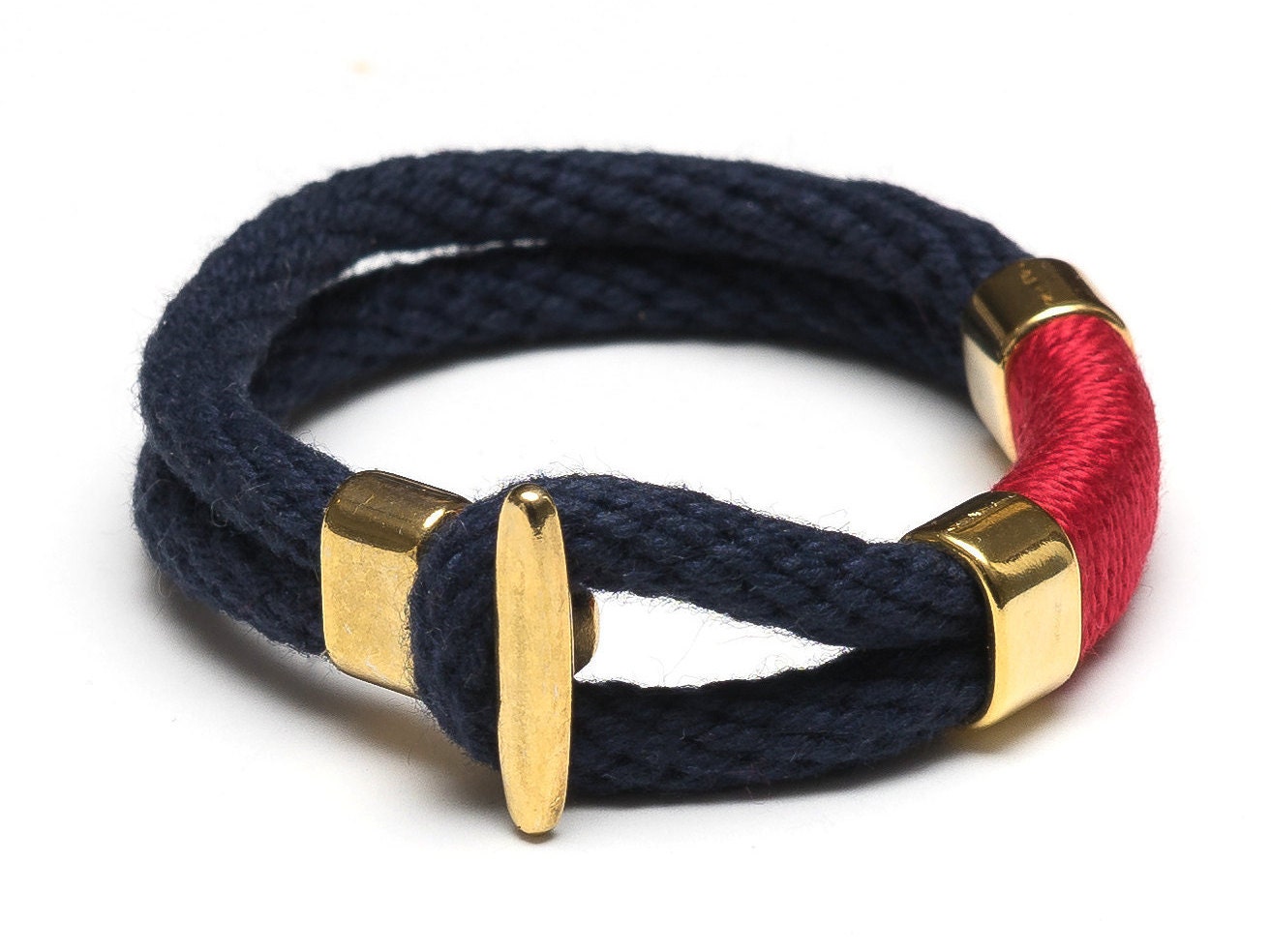 Nautical Rope Bracelet / Nautical Jewelry / Navy Blue Rope Etsy