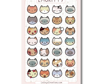 Sticker sheets &quot;Emokitties&quot;