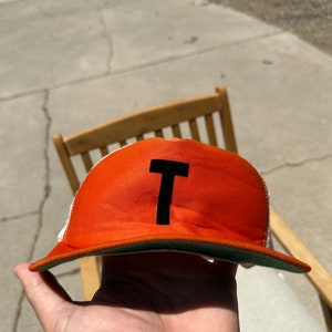 Vtg 70s - 80s New Era Detroit Tigers Snapback Trucker Hat