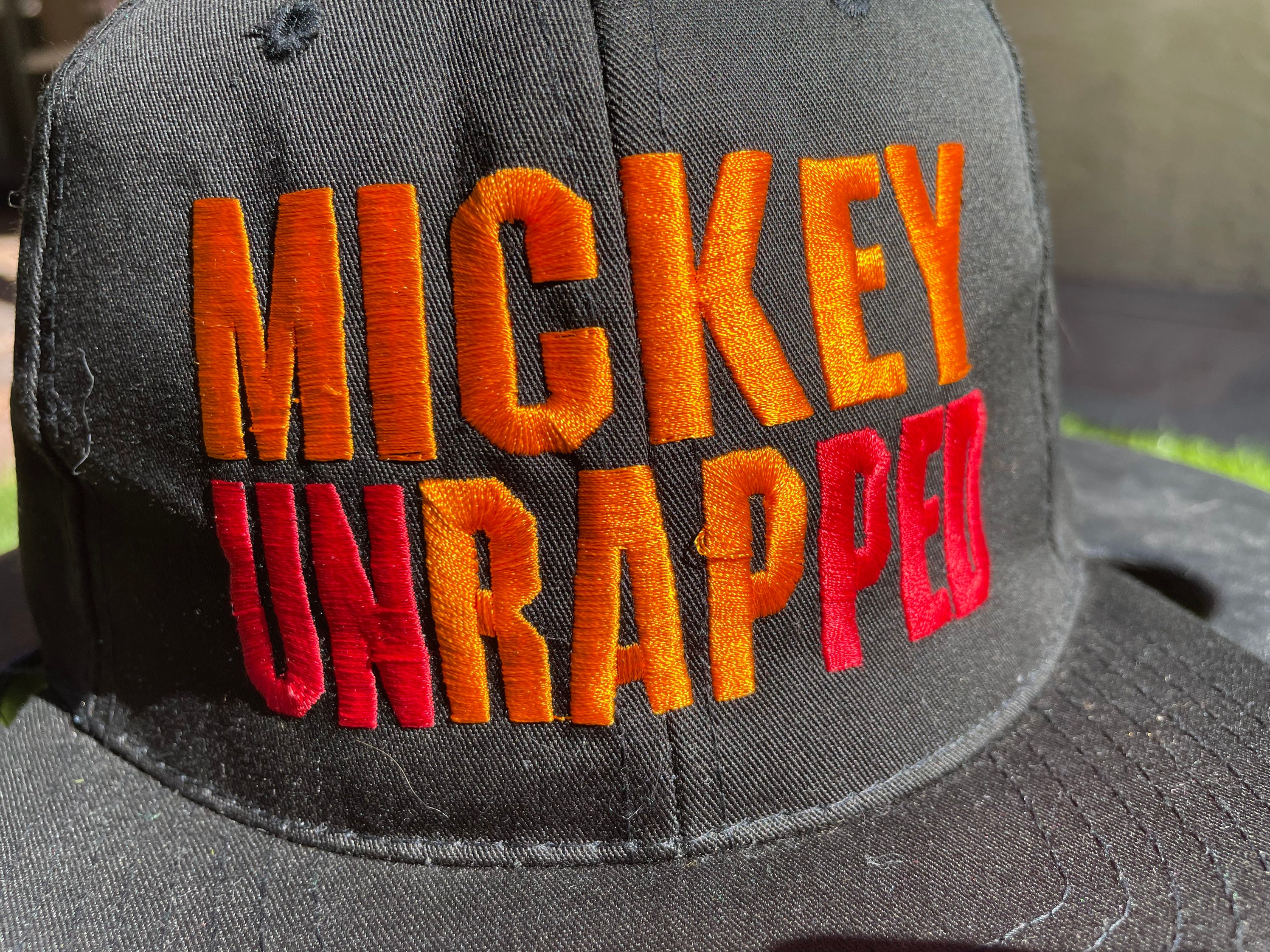 Vtg 90s Disney's Mickey Unrapped Rap Album Stitched Spell Out