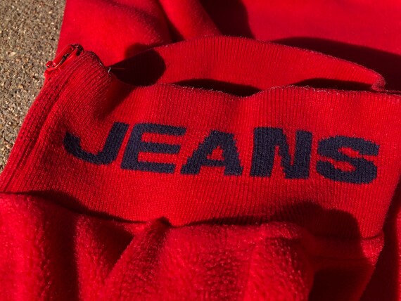 Vtg 90s Tommy Jeans Pullover Fleece - image 8