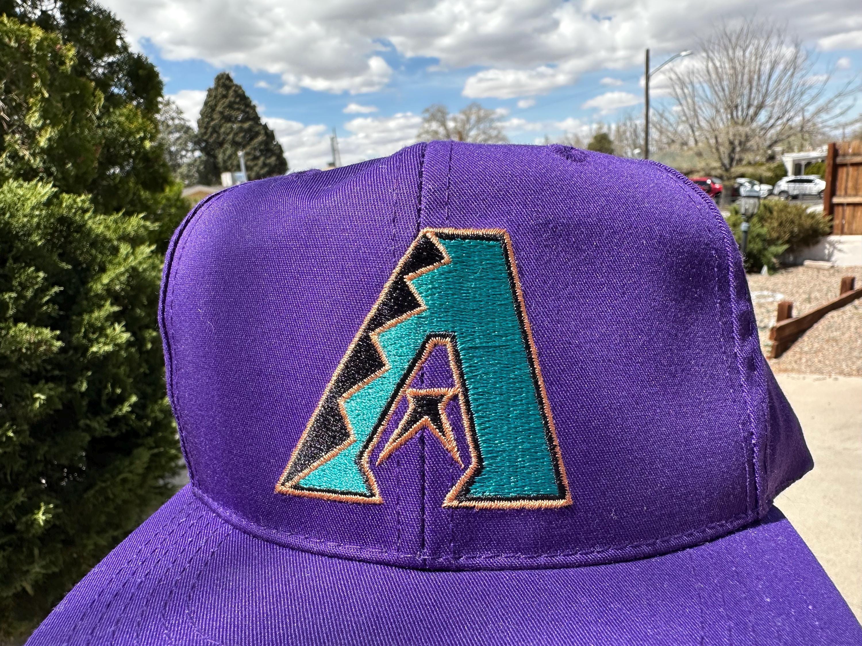Vtg 90s MLB Arizona Diamondbacks YOUTH Snapback Baseball Cap