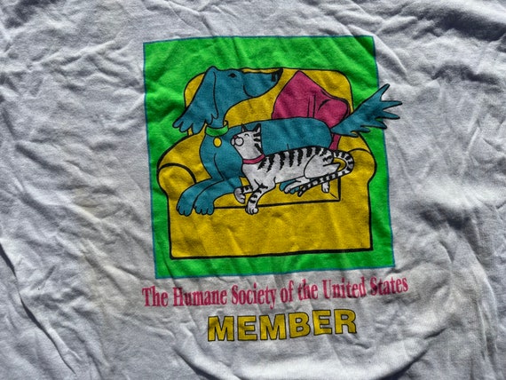 Vtg 90s the Humane Society of the United States Member Printed