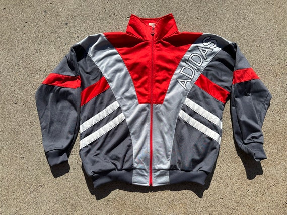 Vtg 80s Adidas Colorblock Tracksuit Zip up Jacket - Etsy