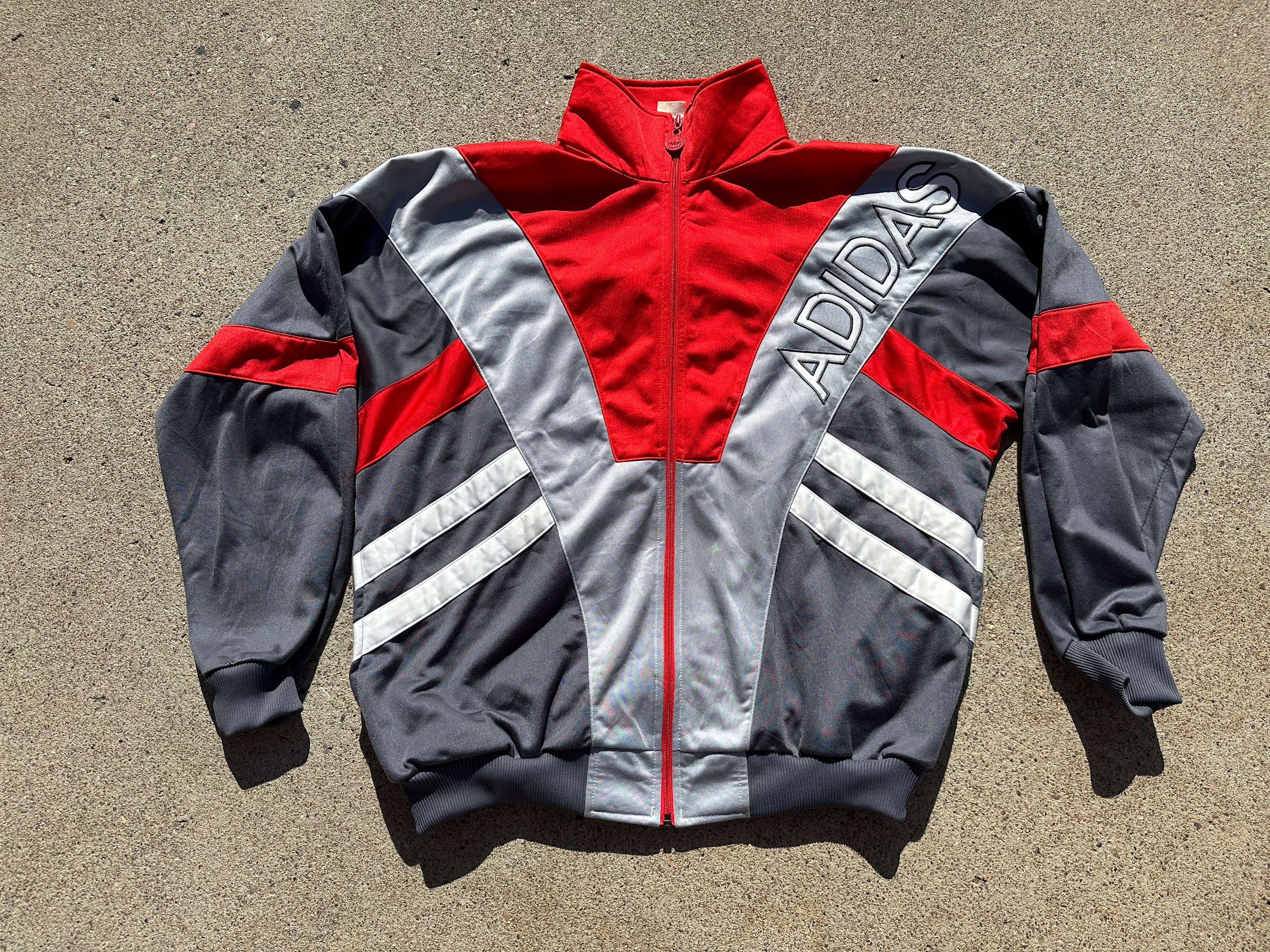 Vtg 80s Adidas Colorblock Tracksuit Zip up Jacket - Etsy