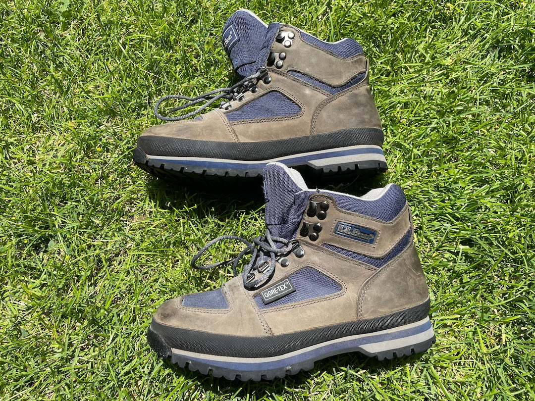 Vtg 90s Bean Gore-tex Knife Edge Hiking Boots Canada