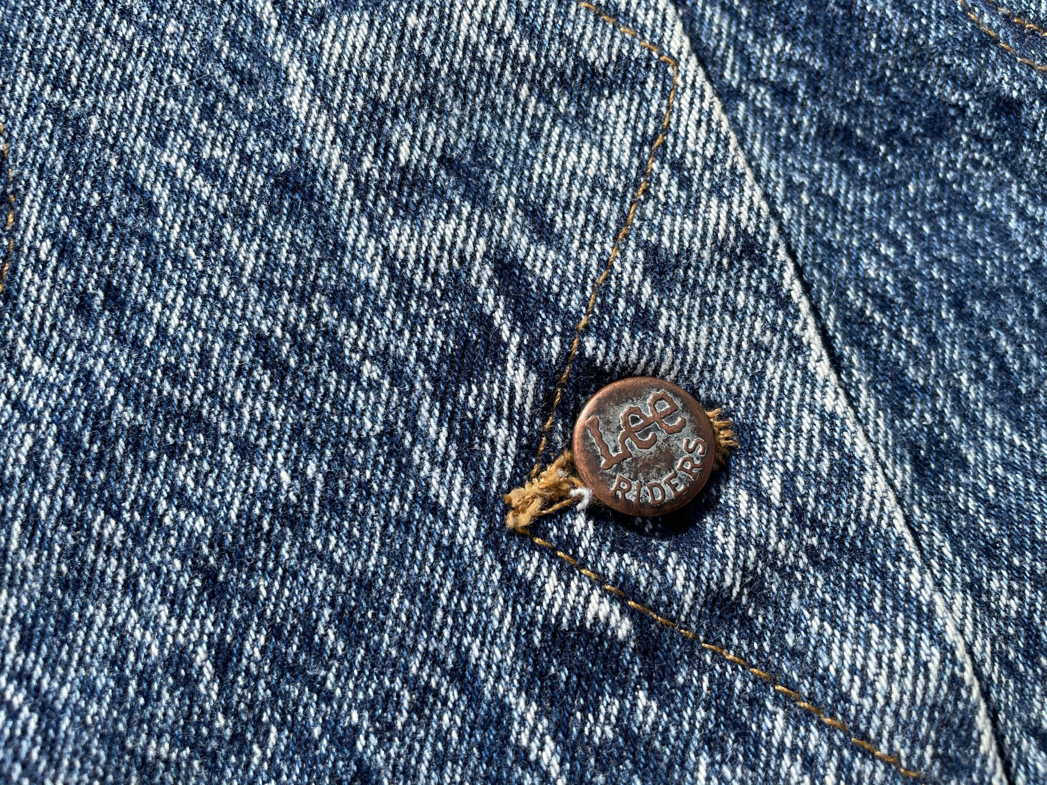 Vtg 80s Lee Acid Wash Oversized Denim Jacket - Etsy