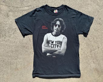 Vtg 1995 John Lennon Imagine Graphic Printed T-Shirt