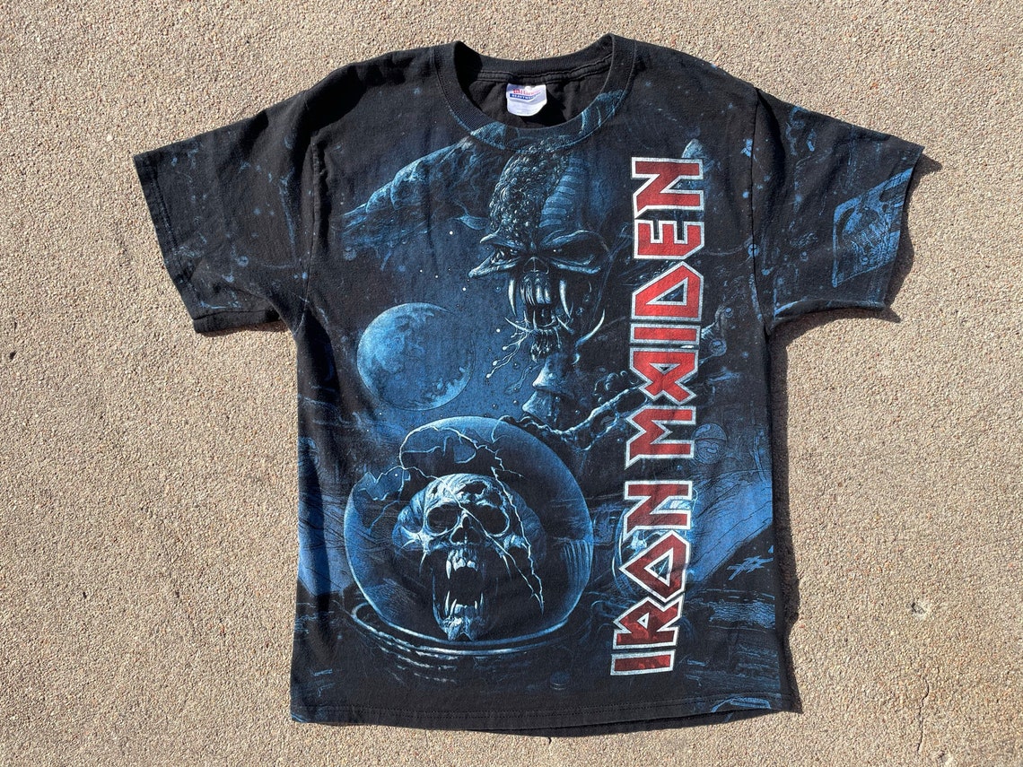 2010 Iron Maiden the Final Frontier All Over Print T-shirt - Etsy