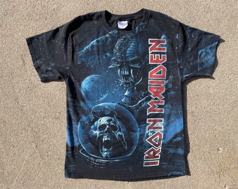 2010 Iron Maiden The Final Frontier T-Shirt komplett bedruckt