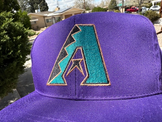 Vtg 90s MLB Arizona Diamondbacks YOUTH Snapback Baseball Cap