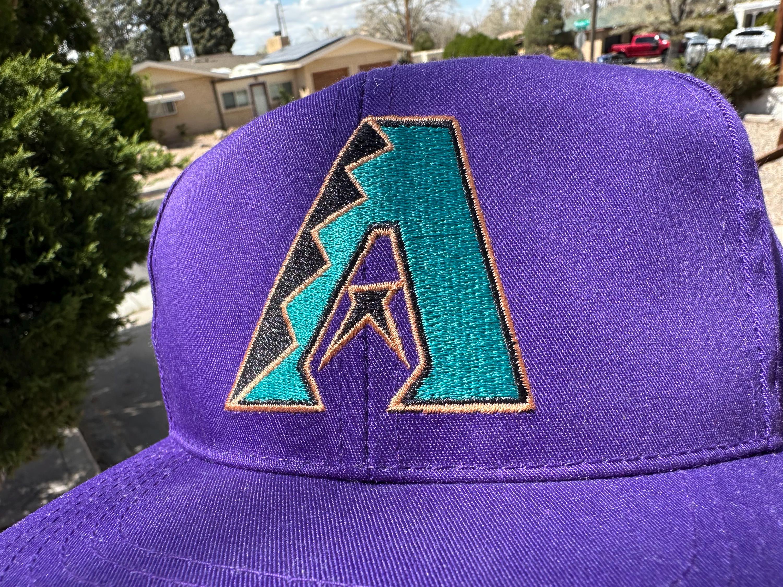Vtg 90s MLB Arizona Diamondbacks YOUTH Snapback Baseball Cap