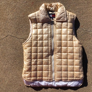 Vtg 90s Tommy Hilfiger Puffy Vest