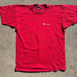 Vtg 80s Champion Blank T-Shirt