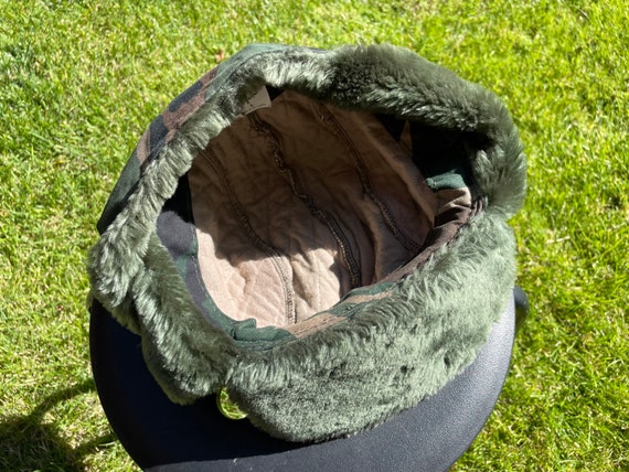 Vtg 90s Thinsulate Camouflage Trapper Hat / Youth… - image 6