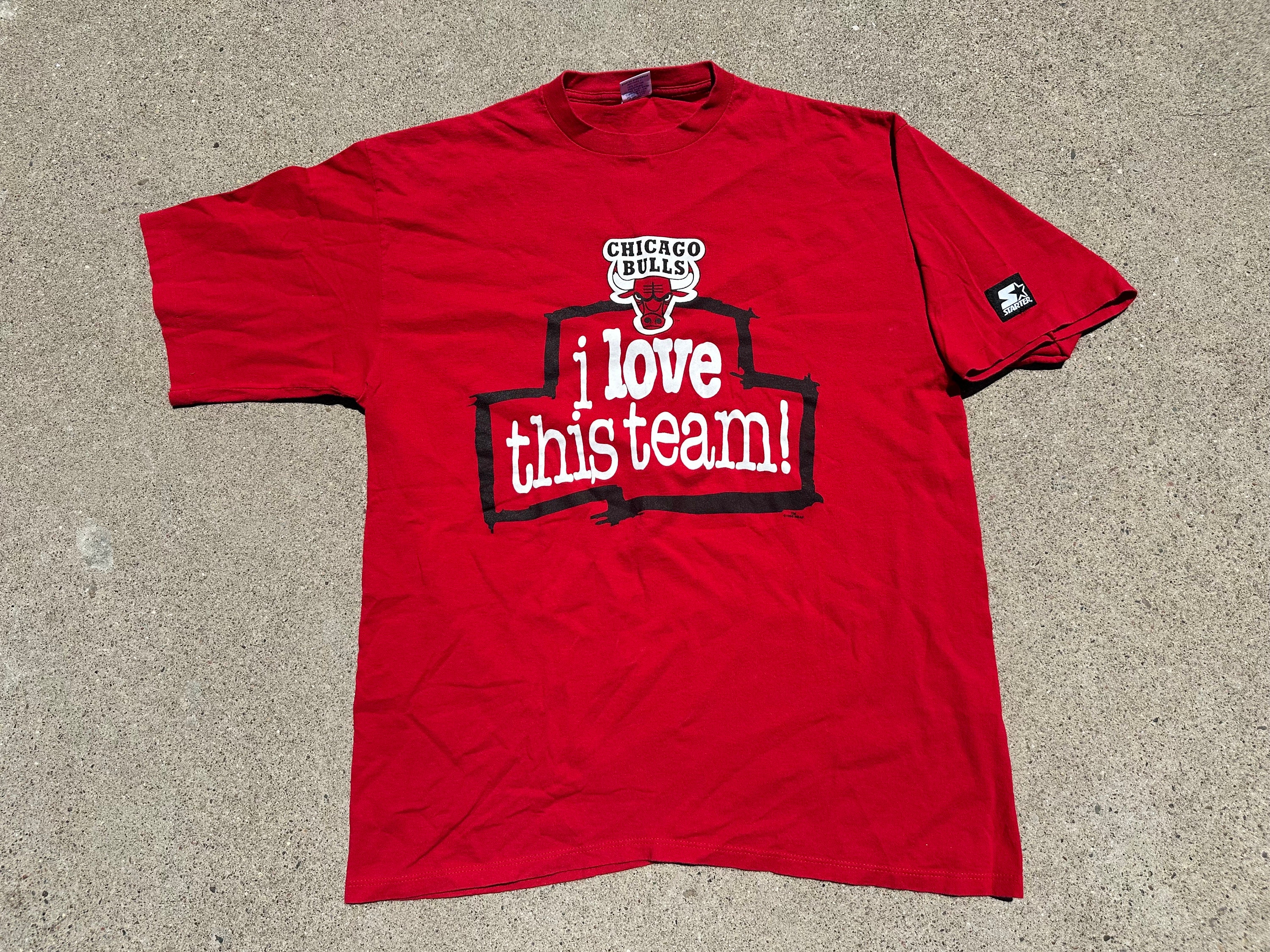 Vtg 90s NBA Chicago Bulls Starter 