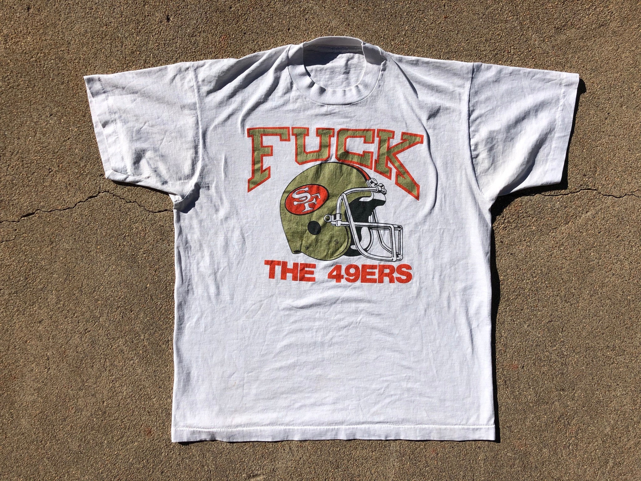 Vtg 90s fuck the 49ers Single Stitch Printed T-shirt - Etsy Hong Kong