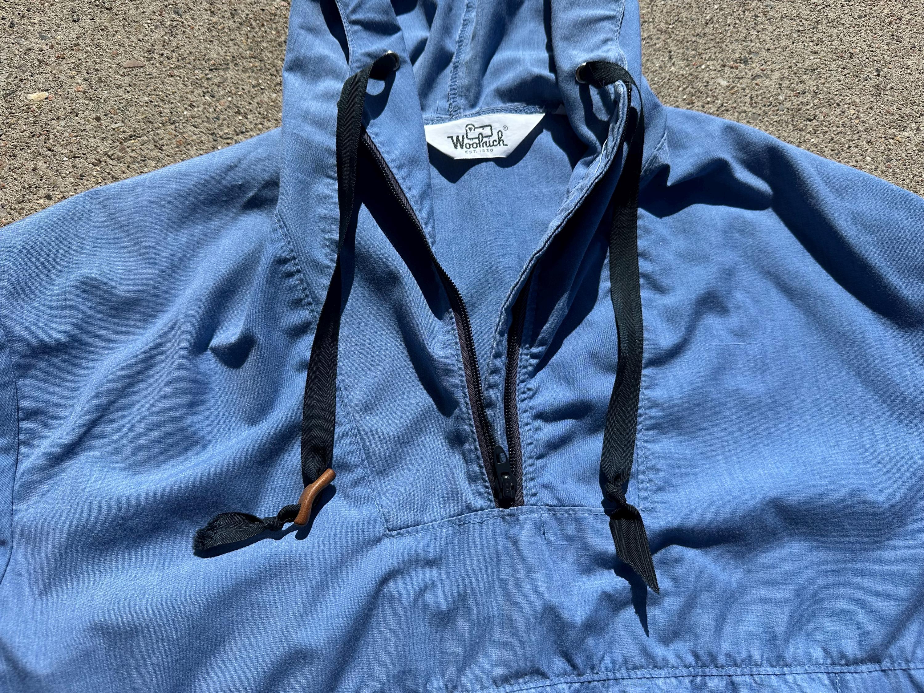 Vtg 80s Woolrich Anorak 1/4 Zip Pullover Hoodie Jacket - Etsy