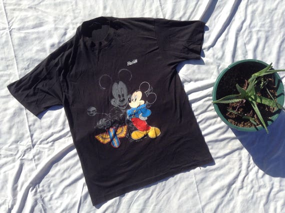 mickey mouse motorcycle shirt
