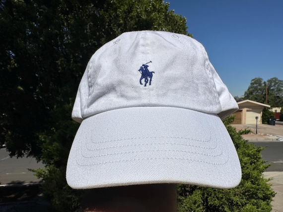 Vtg 90s Ralph Lauren Polo Leather Strap Back Hat Cap - Etsy