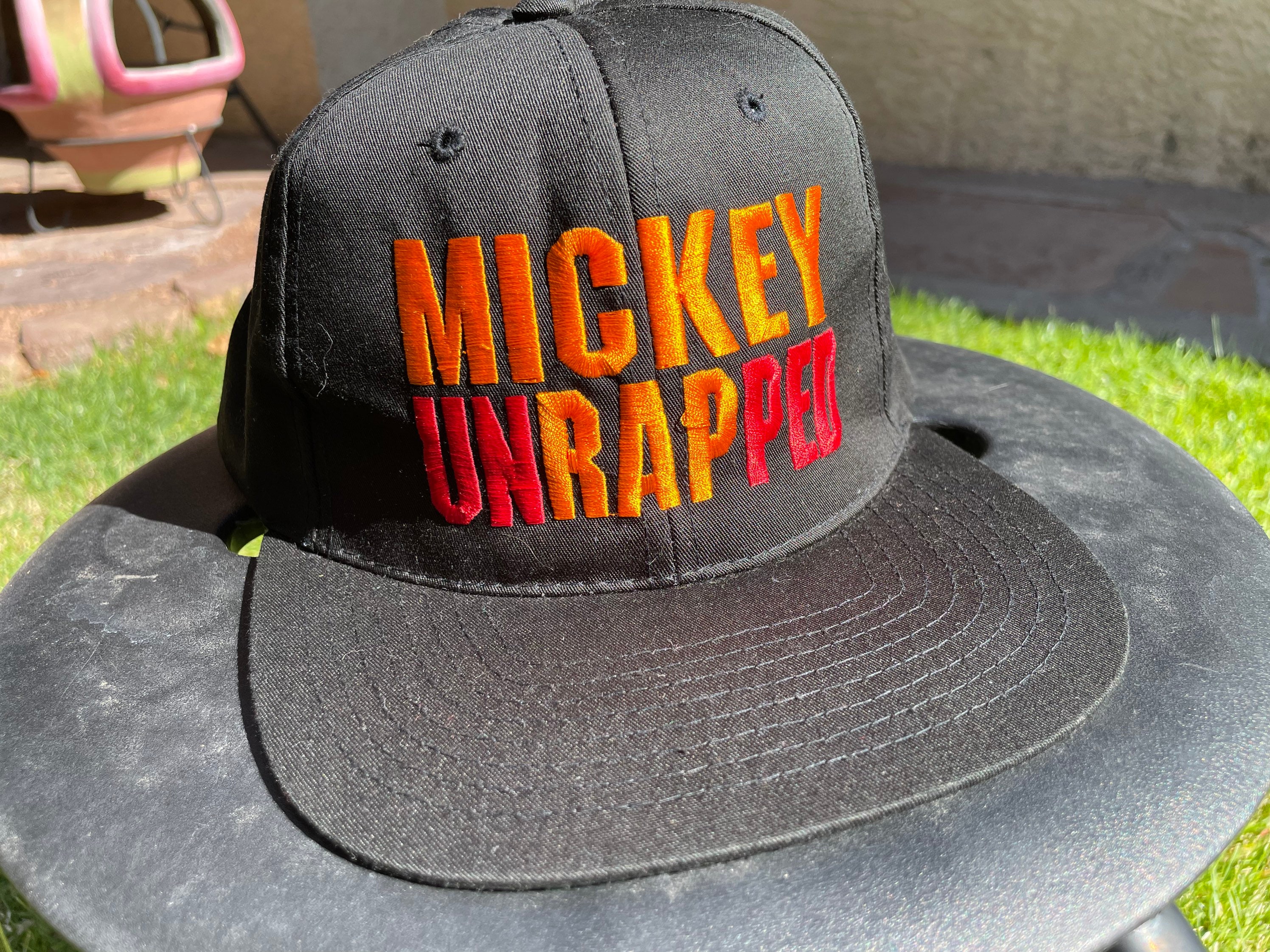Vtg 90s Disney's Mickey Unrapped Rap Album Stitched Spell Out